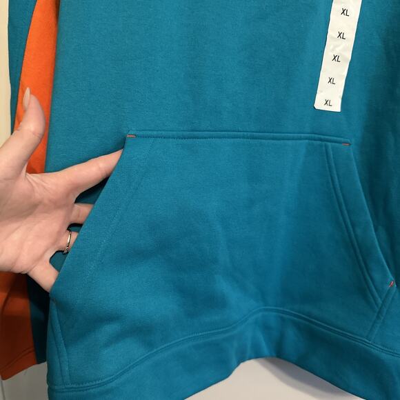 MIAMI DOLPHINS NFL FOOTBALL THERMA FIT ON FIELD HOODIE SWEATSHIRT XL $85 - Picture 10 of 10